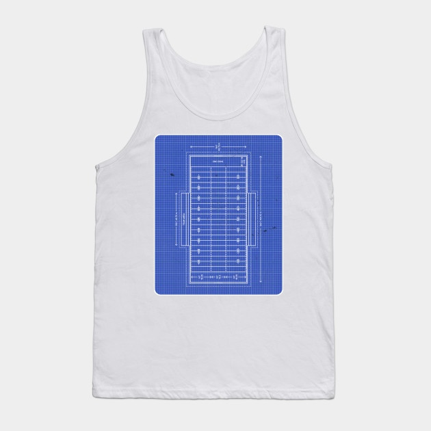 American Football Pitch Blueprint